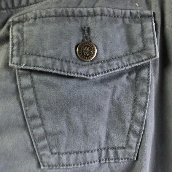 Caslon Retro Khaki Pants Style Wide Leg Mid Rise Casual Pants Gray Size 2 - Picture 15 of 16